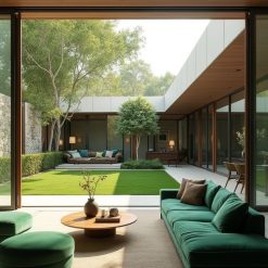 Set Tách Rời Sofa Xanh Lá
